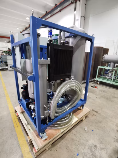 Purificatore d'olio a pressione su piastra e telaio per olio idraulico 6000 l/ora