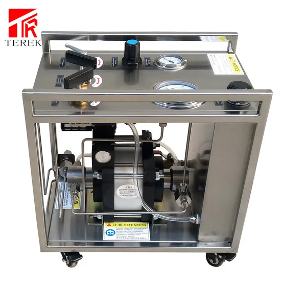 Terek Pneumatic Hydrostatic Test Pump Portable Hydraulic Test Pump Unit